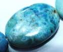 18mm Blue cloud Oval Gemstone Loose Beads