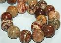 20mm Natural Rainbow Round Jasper Gemstone Loose B