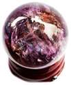 30mm Ametrine Crystal Healing Sphere Quartz Ball S