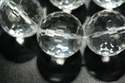 15mm Genuine Faceted Rock Crystal Кристл Loo