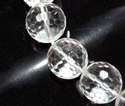 15mm Genuine Faceted Rock Crystal Кристл Loo