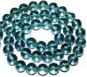 8mm AB Blue Crystal Gemstone Beads