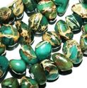 8-12mm Turquoise Nugget African Diaspro Türkis Be