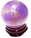 36mm Ametrine Crystal Healing Sphere Quartz Ball S