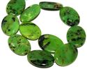 30mm Natural Green Australian Jade Oval Loose Gem 