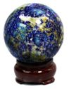 40mm Lapis Lazuli Healing Sphere Crystal Ball Set