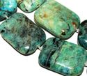 20mm Blue Cloud Rectangular Gemstone Loose Beads