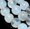 4mm Blue Chalcedony Round Gemstone Loose Beads