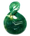 47mm Natural Indian Jade Gemstone Pendant Bead