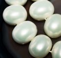19mm Nugget White Perla Shell Pearl Loose Beads