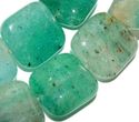 10mm Natural Aquamarine Square Gemstone Loose Bead