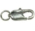 10x4mm Stainless Steel Lobster Strong Clasp Beads