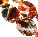 18mm Natural Brandy Opal Oval Gemstone Loose Beads