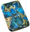 47mm Pyrite-Turquoise Pendant Gemstone Loose Beads