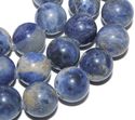 10mm Natural Sodalite Blue Round Gemstone Loose Be