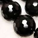 16mm Agate Faceted Black Onyx Achat Loose Beads 10