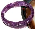 10mm Natural Amethyst Faceted Gemstone Jewelry Bra
