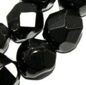 8mm Natural Jet Faceted Loose Gemstones Beads