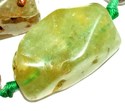 35mm Natural Nugget Green Prehnite Gemstone Loose 