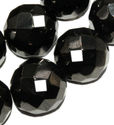 8mm Natural Faceted Jet Loose Gemstones Loose bead
