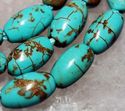 8mm Turquoise Blue Olive Gemstone Loose Beads