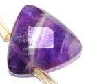 12mm Natural Faceted Amethyst Gemstone 10 Bead
