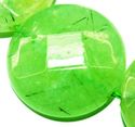 20mm Faceted Natural Prehnite Coin Gemstone Loose 