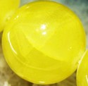 17mm Round Yellow Jade Giada Нефрит Loose Be