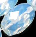 18mm Faceted Opal Opalite Loose Beads 15"