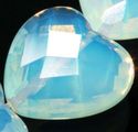 25mm Faceted Opal Opalite Loose Beads 15"