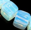 8mm Opal Cube Loose Beads 15"