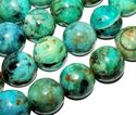 8mm Blue Cloud Round Ball Gemstone Loose Beads