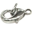 10x5mm Stainless Steel Lobster Strong Clasp Beads