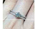 1ct GIA G Class Diamond Engagement 18K Au750 Karat