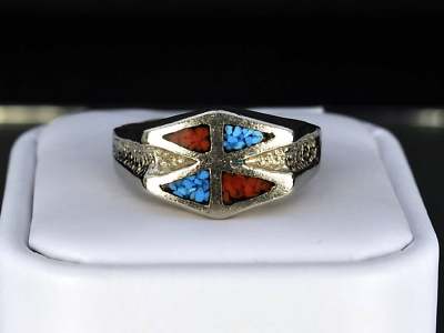 LEA LANE JEWELRY : 925 Sterling Silver Southwest Handmade Turquoise Ring