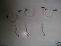   3 rigged slow death hooks--walleye- NEW -NEW- NE