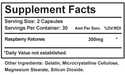 Raspberry Ketones 300mg