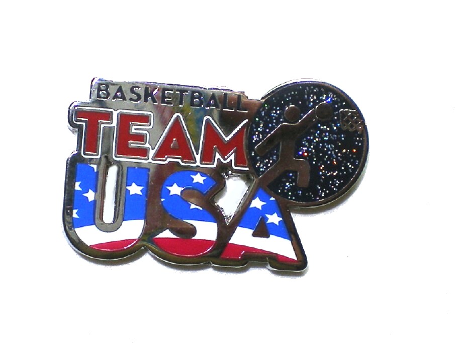 2016 US Olympic Lapel Pin Basketball Team USA Desi