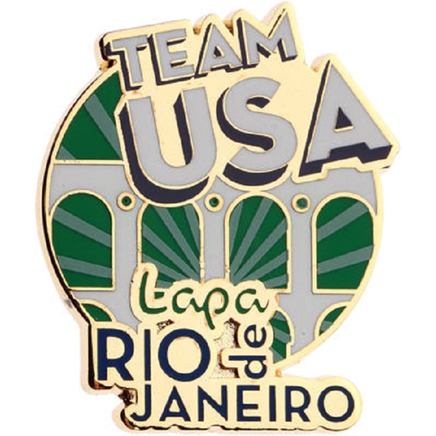 2016 US Olympic Lapel Pin Team USA Lapa Rio De Jan