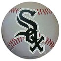 Chicago White Sox Auto Magnet 4.5" Baseball Shape 