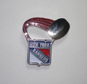 New York Rangers Lapel Hat Pin NHL Licensed Glitte