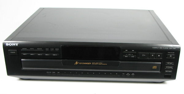 SONY CDP-C661 5-FACH CD WECHSLER CD-PLAYER