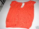 BNWT MULTIPLY CORAL TOP WITH BUTTONS UK SIZE 14