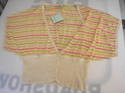 BNWT SHU-SHU NATURAL STRIPE TOP UK SIZE XXL