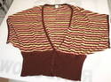 BNWT SHU-SHU RAISIN STRIPE TOP UK SIZE XXL