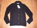 BNWT VIZ-A-VIZ BLACK CARDIGAN UK SIZE SMALL