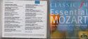 MUSIC CD ALBUM CLASSIC FM ESSENTIAL MOZART OVER 60