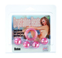 Crystalline acrylite beads medium - champagne