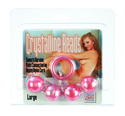 Crystalline acrylite beads large - champagne