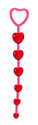 Jel soft luv beads - red